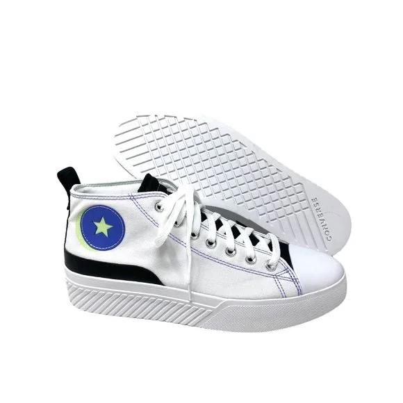 💖MEGA SALE💖Converse Shoes Men 171870C UNTITL3D CS MID White Black  Sneakers - Picture 5 of 11
